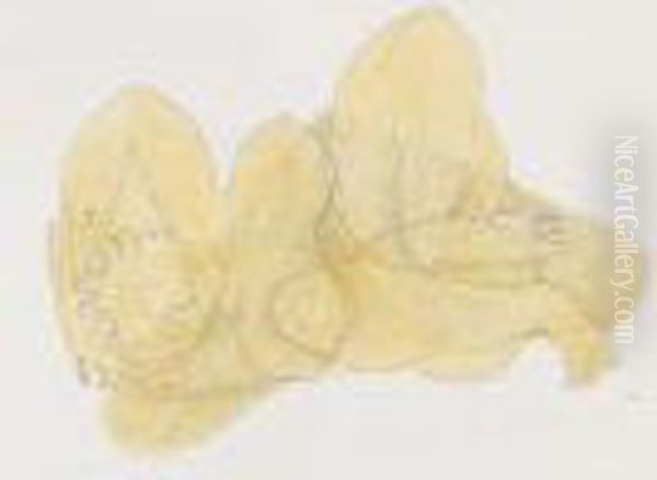 Femme Endormie Oil Painting by Henri Laurens