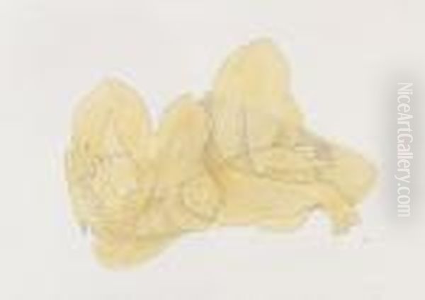 Femme Endormie Oil Painting by Henri Laurens