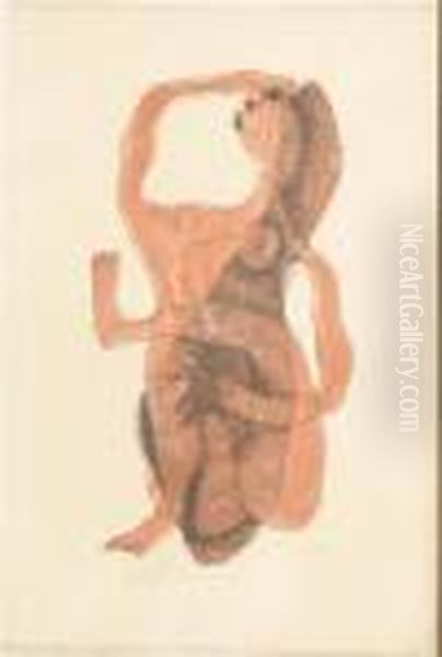 Femme Assise. Oil Painting by Henri Laurens