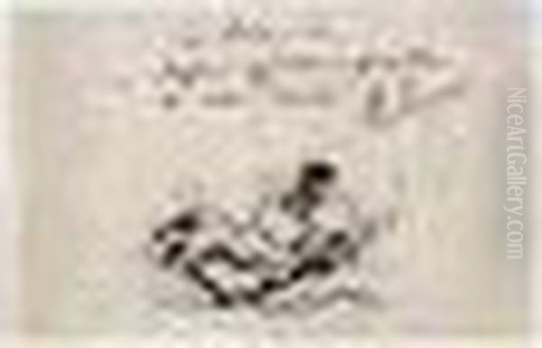 Femme Allongee, Vers 1950 Oil Painting by Henri Laurens