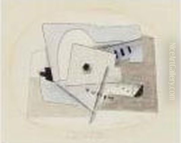 Instruments De Musique Oil Painting by Henri Laurens