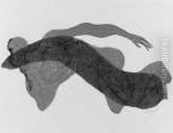 Femme Couchee Oil Painting by Henri Laurens