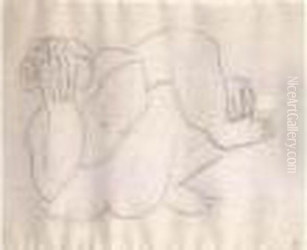 Femme Assise Oil Painting by Henri Laurens