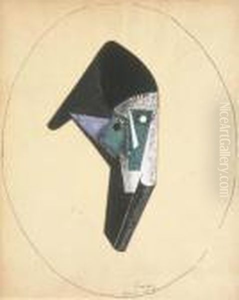 Tete Oil Painting by Henri Laurens