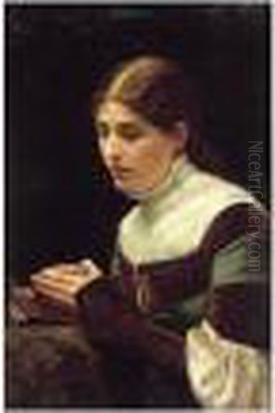 Marguerite's Prayer Oil Painting by John Lavery