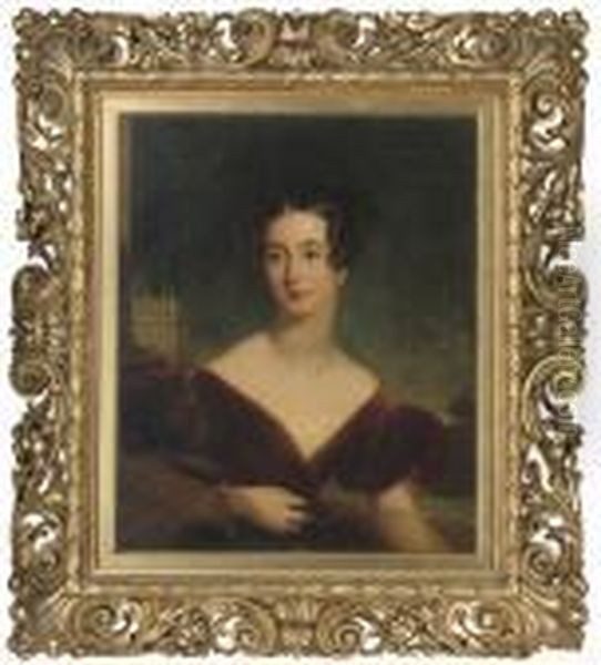 Portrait Of Louisa Sophia Clayton Oil Painting by Sir Thomas Lawrence
