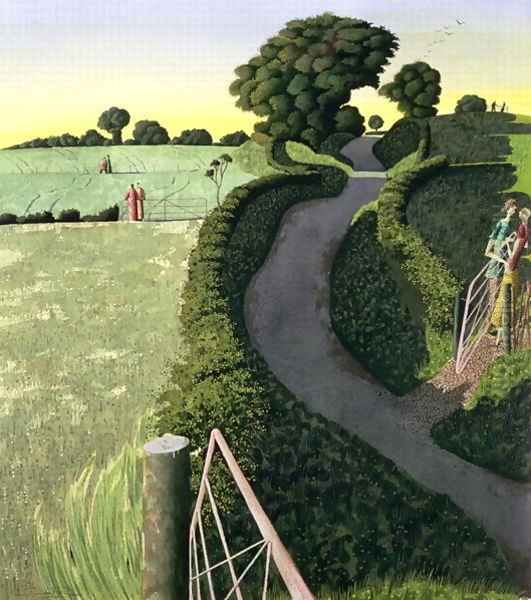 Pagan Rites of Spring Oil Painting by Samuel Palmer