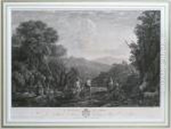 Chez Le Prince Della Pace Oil Painting by Claude Lorrain (Claude Gellee)