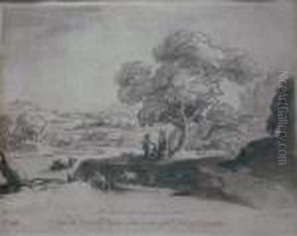 Untitled Oil Painting by Claude Lorrain (Claude Gellee)
