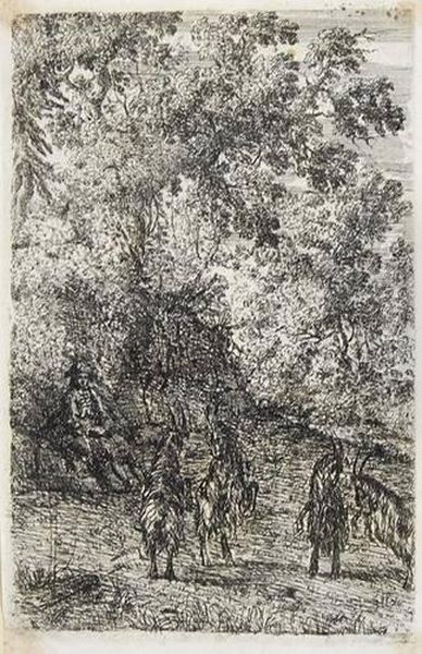 A Small, Mixed Group Of Landscapes Oil Painting by Claude Lorrain (Claude Gellee)