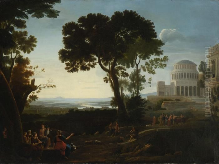 Auf Dem Weg Nach Delphi. Oil Painting by Claude Lorrain (Claude Gellee)