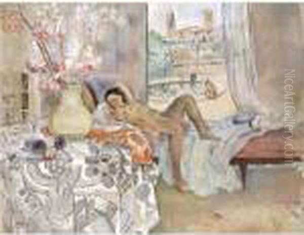 La Sieste Oil Painting by Henri Lebasque