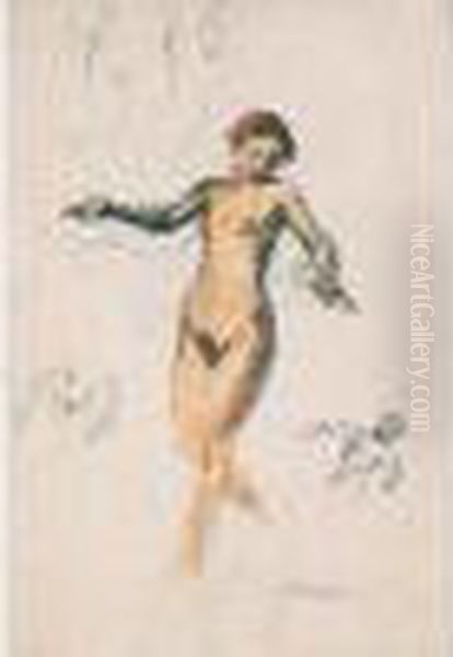 Modeles - Esquisses Oil Painting by Henri Lebasque