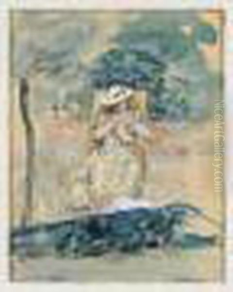 Le Transat Oil Painting by Henri Lebasque