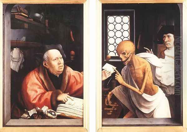 Death and the Miser Oil Painting by Jan Provost