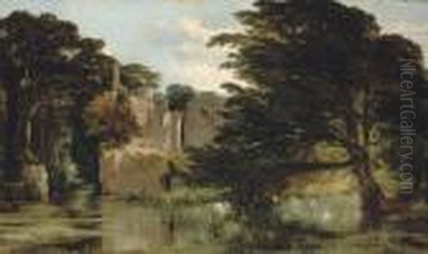 Solitude Oil Painting by Frederick Richard Lee, R.A.