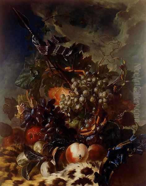 Still-Life with Fruit Oil Painting by Luis Paret Y Alczar