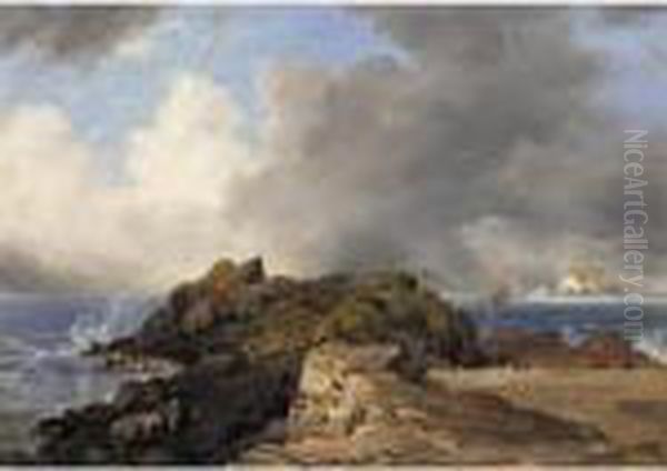 - Oil Painting by Frederick Richard Lee, R.A.