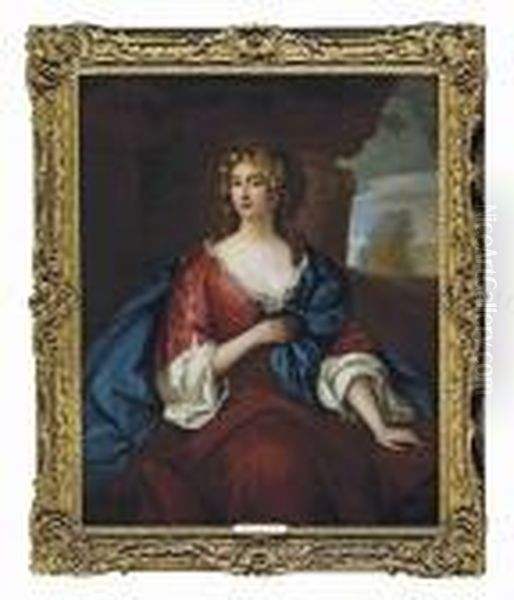 Portrait Of A Lady, Formerly 
Identified As Barbara Villiers, Countess Of Castlemaine And 1 
 Duchess Of Cleveland (1641-1709) Oil Painting by Sir Peter Lely