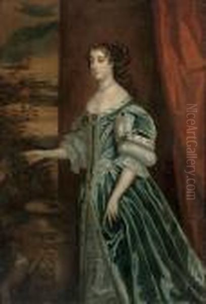 Portrait Of Barbara Villiers 
(1641-1709), Countess Of Castlemaine, Later Duchess Of Cleveland Oil Painting by Sir Peter Lely