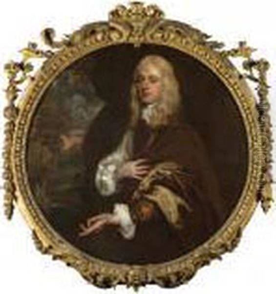 Portrait Of Charles Dormer, 2nd Earl Of Carnarvon Oil Painting by Sir Peter Lely