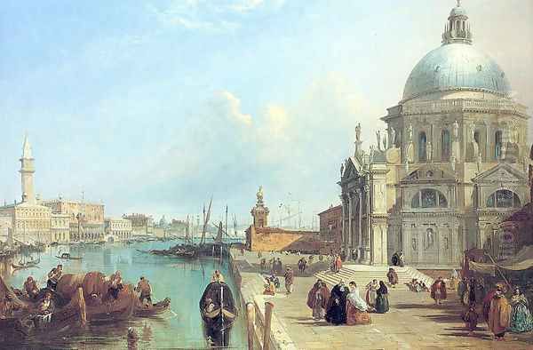 The Salute, Venice Oil Painting by Edward Pritchett