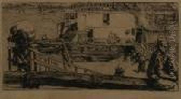 Originalradierung Oil Painting by Auguste Lepere