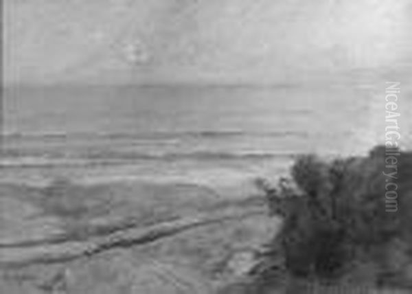 Calme Oil Painting by Auguste Lepere