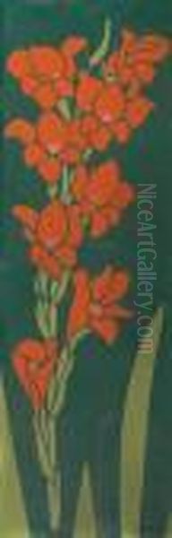 Branches De Fleurs Oil Painting by Alfred Lesbros