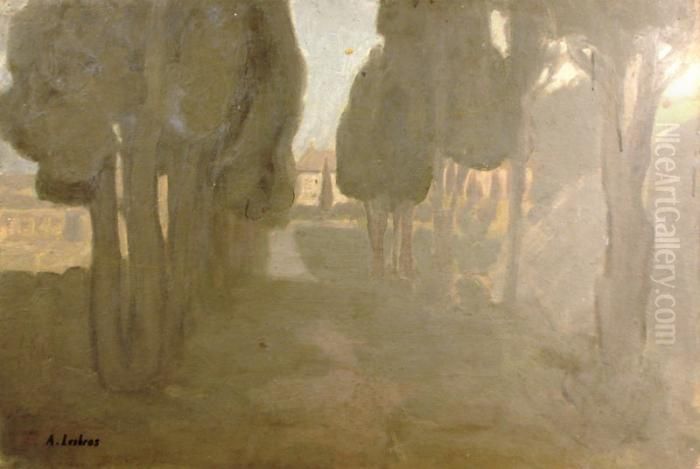 Alle Sombre Oil Painting by Alfred Lesbros