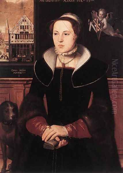 Portrait of Jacquemyne Buuck 1551 Oil Painting by Pieter Pourbus