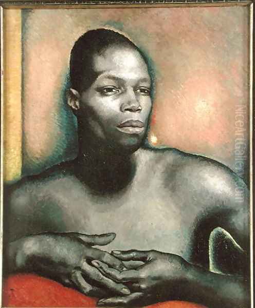 Study of a Negro Oil Painting by Glyn Warren Philpot