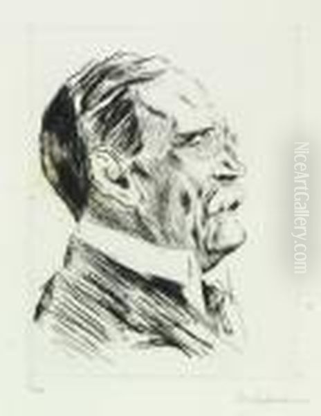 Portrait Geheimer Rat Bode Oil Painting by Max Liebermann