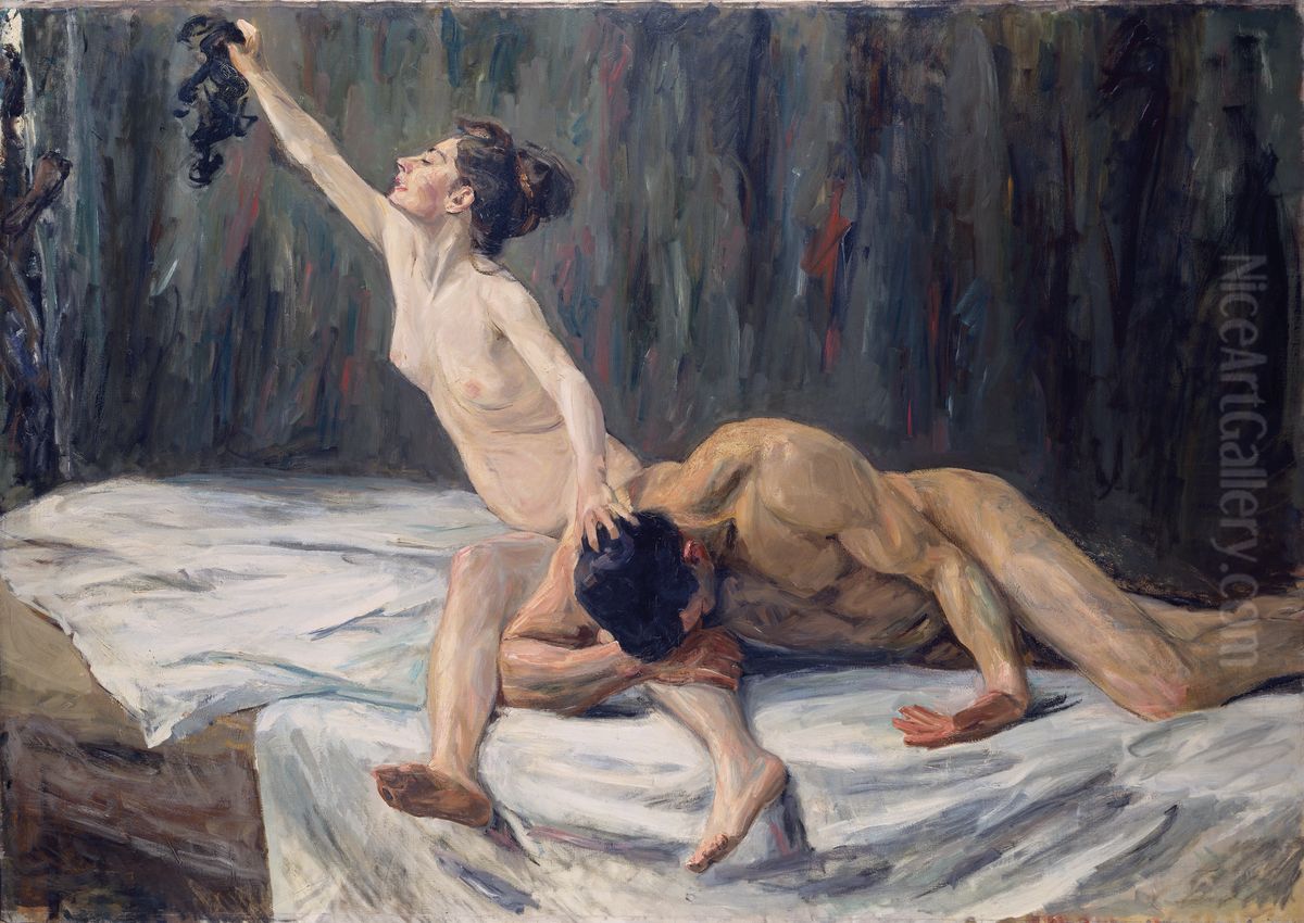 Simson Und Delila Oil Painting by Max Liebermann
