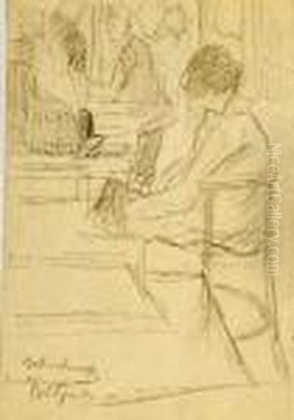 Studi Di Figure Oil Painting by Ulvi Liegi