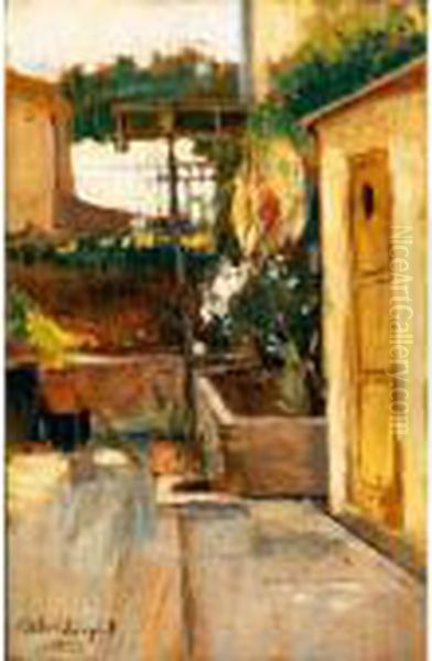 Pian Dei Giullari Oil Painting by Ulvi Liegi