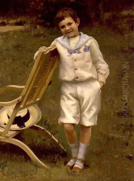 Robert Andre Peel Oil Painting by Paul Peel