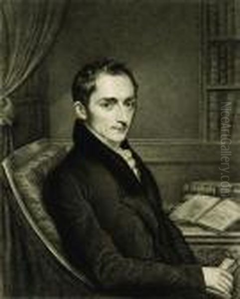 Portrait Of Dr. Robert Gooch Oil Painting by John Linnell