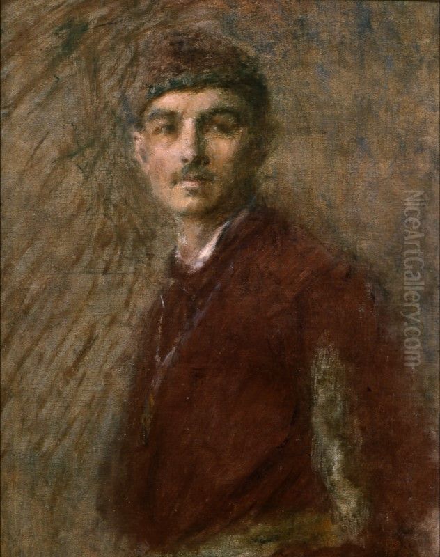 Self-Portrait Oil Painting by Wladyslaw Podkowinski
