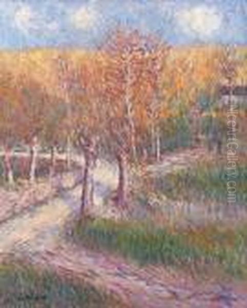 Paysage Oil Painting by Gustave Loiseau