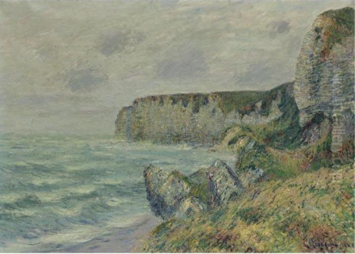 Les Falaises De Saint-jouin Oil Painting by Gustave Loiseau