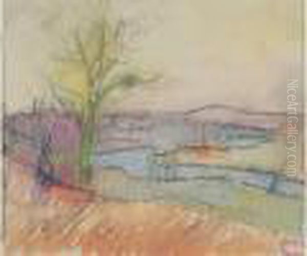  Meandres De La Seine  Oil Painting by Gustave Loiseau