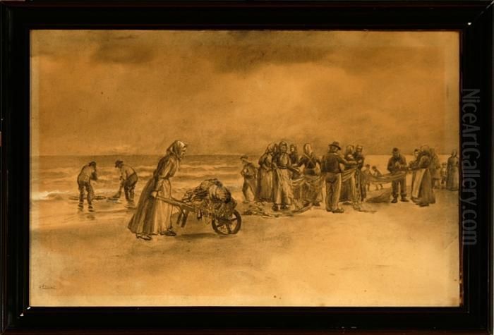 A Collection Of Studies Oil Painting by Holger Peter Svane Lubbers