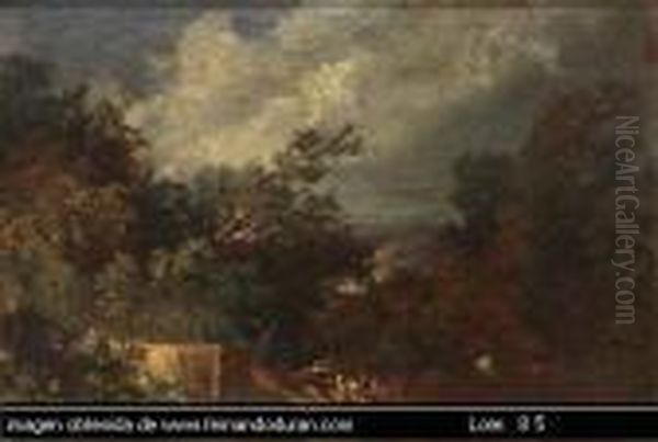 Sin Titulo Oil Painting by Eugenio Lucas Velasquez