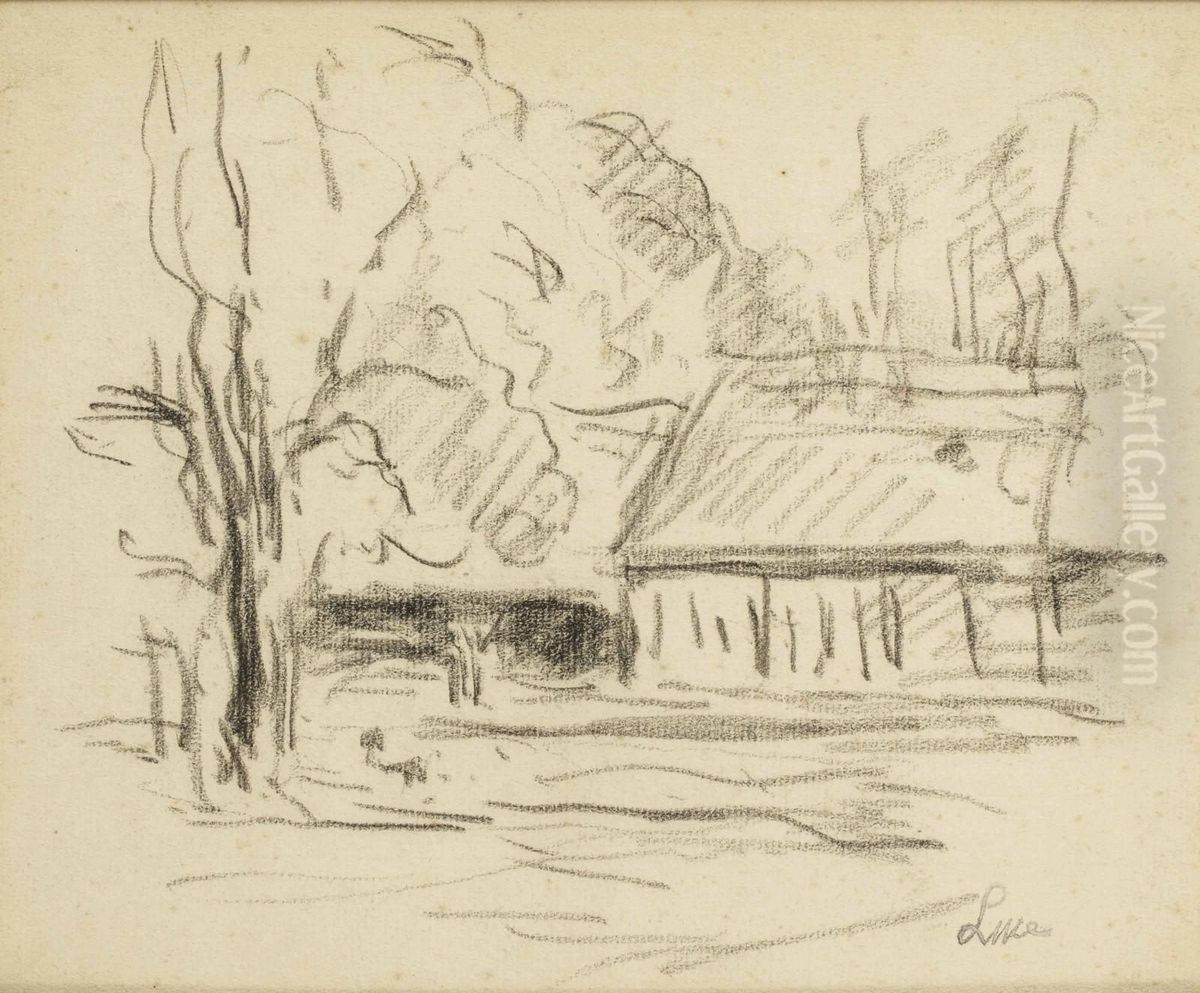 Maison Oil Painting by Maximilien Luce