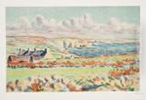 Camaret Oil Painting by Maximilien Luce