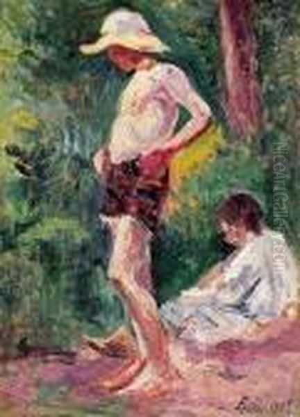 Moulineux Oil Painting by Maximilien Luce