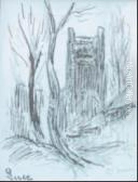 Saint Omer Oil Painting by Maximilien Luce