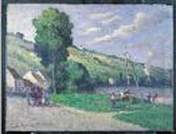 Rolleboise Oil Painting by Maximilien Luce