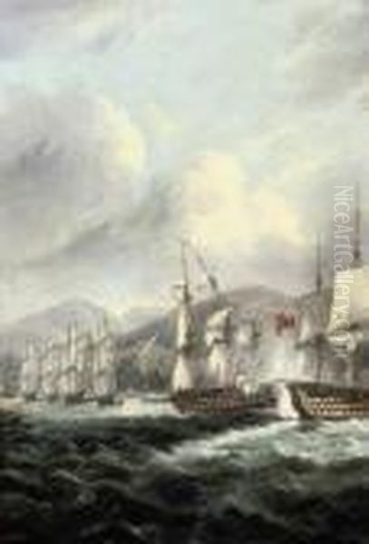 H.m.s. 
Caledonia Oil Painting by Thomas Luny